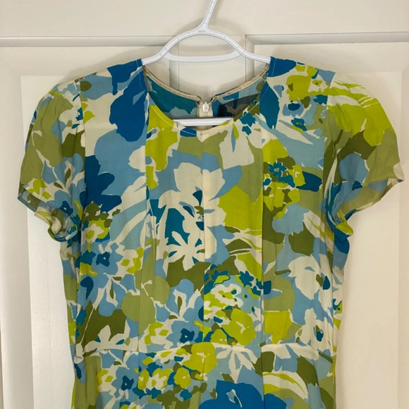 Reformation x camille Rowe Nevada Floral Mini Dress blue green 33779 - Picture 3 of 11